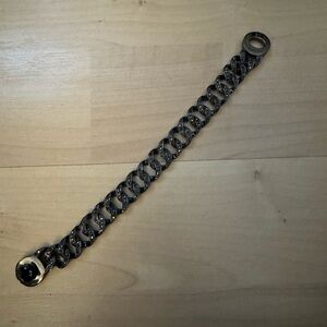 Marc Jacobs Black and Gold Chain Bracelet